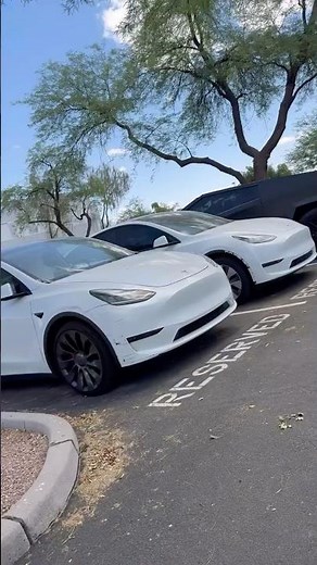 Endless Rows of Teslas Sitting in Mesa, AZ | Inventory Piling Up. #shortvideo