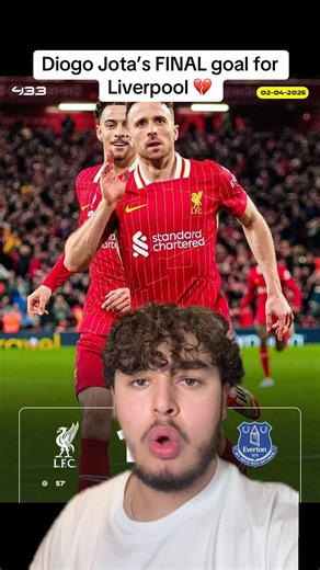 On this day ONE YEAR AGO Diogo scored his FINAL goal for Liverpool 💔#diogojota #football