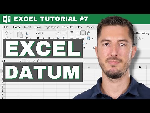 Datumswerte in Excel verwenden und benutzerdefinierte Formate erstellen - Excel Tutorial #7