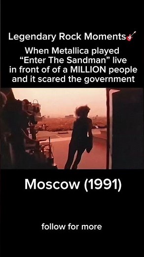 Metallica performs “Enter The Sandman” live in Russia #liveperformance #metallica #shorts