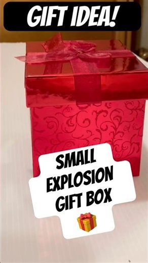 Exploding Gift Box DIY 🎉 Creative Surprise Gift for Any Occasion 🎁 #explosionbox