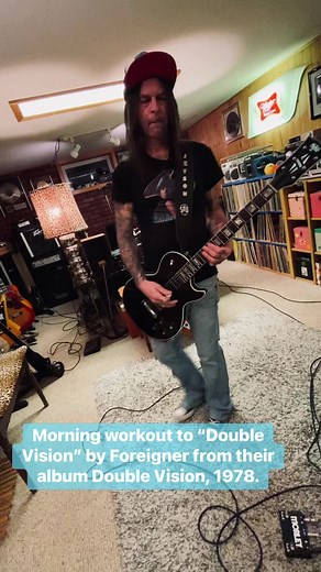 Morning workout to “Double Vision” by Foreigner from their album Double Vision, 1978. | Johnny Jetson