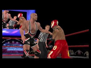 WWE Smackdown vs Raw 2007 - PSP Gameplay - Kurt Angle vs Rey Mysterio