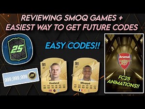 EASIEST WAY TO GET SMOQ GAMES 25 CODES!! | Smoq Games 25