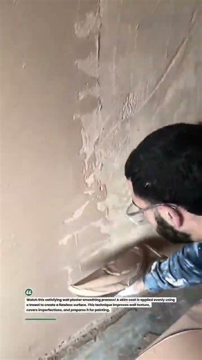 Smooth Wall Finish Like a Pro! #plastering #DIY #construction #shorts #tools #wall