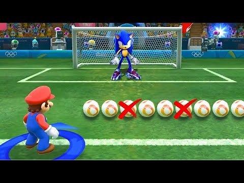 Mario vs Sonic Best Football Match in Tokyo 2016
