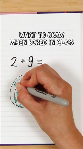 67 Secret Drawing Hacks for Boring Lessons! #shorts