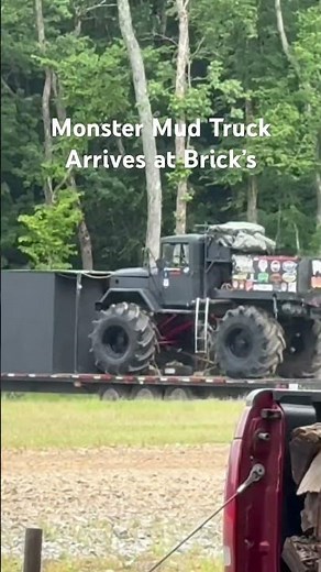 Monster Mud Truck Arriving at Brick’s Off Road Park #shorts #truck #monster