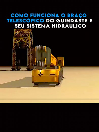 Como Funciona o Braço Telescópico de Guindaste