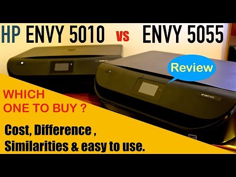 HP Envy 5010 vs 5055 All-in-one Printer Review !!