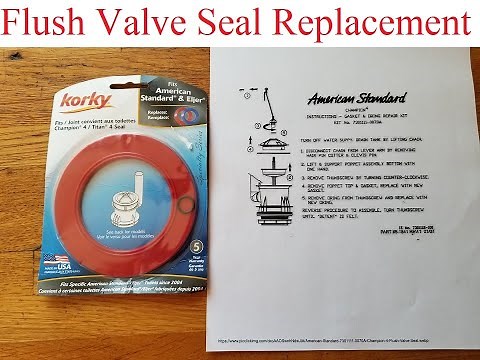 American Standard Flush Valve Seal Kit Replacement 7301111-0070A