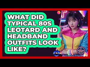 What did typical 80s leotard and headband outfits look like?
