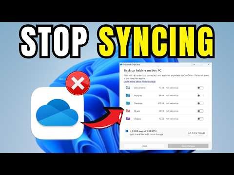 How To Stop OneDrive Syncing In Windows 11 (Easy Guide)