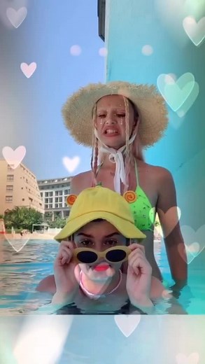 Playful Pool Moments with Friends on a Sunny Day