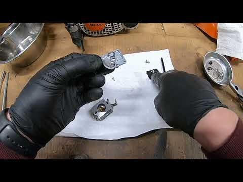 How to clean the carburetor on your Stihl Ms170 step by step