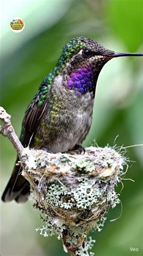 Beautiful hummingbird build nest| #birdnest #birds #hummingbird #birdsounds ‪@NatureNesters-b4b‬