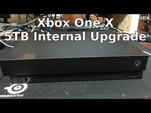 Xbox One X Scorpio 5TB Internal Hard Drive Upgrade Using Windows Script 6.1