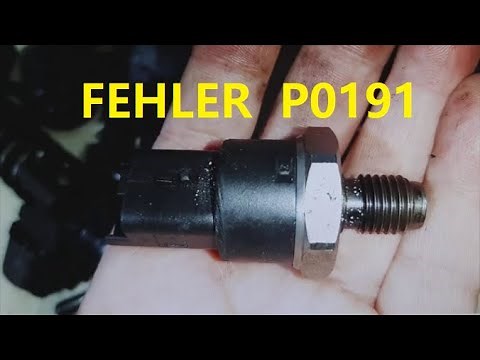 ERROR P0191 Rail pressure sensor, MAIN SYMPTOMS, Fuel pressure sensor