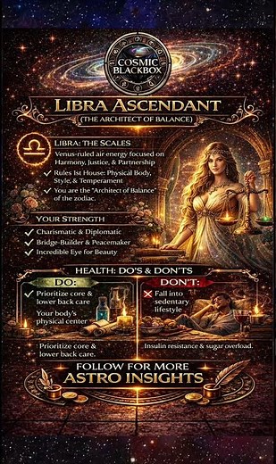 Libra Ascendant Explained 🔮 1st House Personality & Body