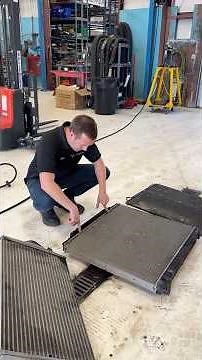 Proper maintenance means cleaning the intercooler, radiator, and any other coolers