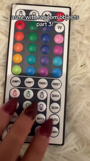 led light remote asmr !!🤍 #asmr #fypp #lofiasmr