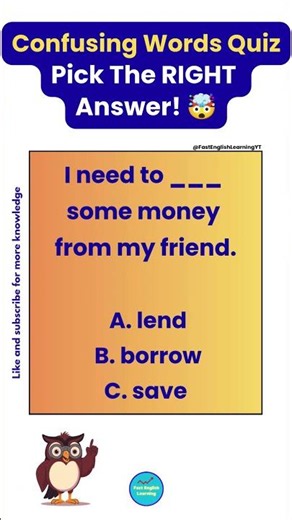 🚀 Only 1% Get All These Confusing Words Right! 🤯 | English Quiz