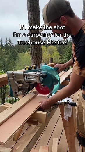 living our childhood dreams building treehouses 🛠️ #nelsontreehouse #treehousemasters #treehouse #carpenter #building #fyp #carpentry #ifimakethis #shot