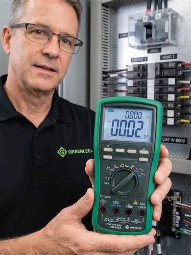 Pare de lutar contra o ruído elétrico! 🔌⚡️ Se o seu multímetro oscila perto de inversores de frequência, você precisa ver o Greenlee DM-820A em ação. Ele remove a interferência e entrega a verdade: tensão e frequência puras do motor. 🎯 Enquanto outros travam, ele domina o campo com segurança CAT IV 1000V. 🛡️#Ferramentas #Eletricista #greenleebrasil #multimetro