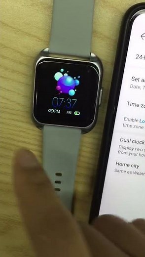 MAXTOP Smart Watch, How to set the 12-hour clock of the watch