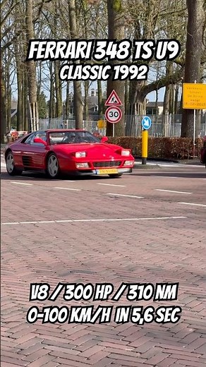 Meet the Ferrari 348 TS U9 – where raw V8 performance meets the thrill of open-top driving