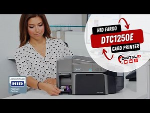 Compact & Efficient HID FARGO DTC1250e ID Card Printer | Fast, High-Quality ID Card Printing.