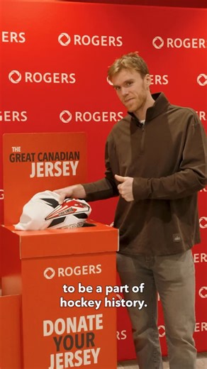 Rogers on Instagram: "Just like @mcdavid97, share a part of your history to be part of history. Learn more at rogers.com/TheGreatCanadianJersey #ThisIsOurGame #TheGreatCanadianJersey"