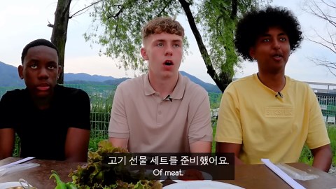 Epic Korean BBQ adventure: English boys feast on hanwoo & tackle water park fun!