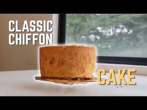 Tutorial: Baking A Classic Chiffon Cake