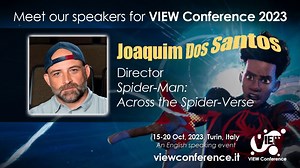 VIEW Conference has announced more speakers for this year's show, including Spider-Man: Across the Spider-Verse director Joaquim Dos Santos, Nimona creator ND Stevenson, and Lucasfilm VP Doug Chiang: https://www.viewconference.it/speakers/ Register for tickets: https://www.viewconference.it/pages/registration | CGchannel | Facebook