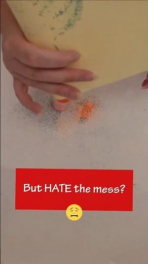 My Secret Glitter HACK 🤫 Free Fun ✨ How to print glitter on paper 🤫✨ #shorts #DIY #aimusic