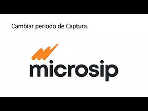 Cambiar periodo de Captura Microsip