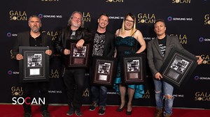 18K views · 251 reactions | Noir Silence célèbre cette année ses 30 ans d’existence. Et si ce n’était d’une simple chanson, « On jase de toi », la destinée de ce groupe de Beauce n’aurait certainement pas été la même. Le groupe s’est réuni pour recevoir un prix Classiques de la SOCAN pour cette chanson lors du Gala SOCAN du 7 mai dernier à la Tohu et nous les avons rencontrés sur le tapis rouge. | SOCAN Musique | Facebook