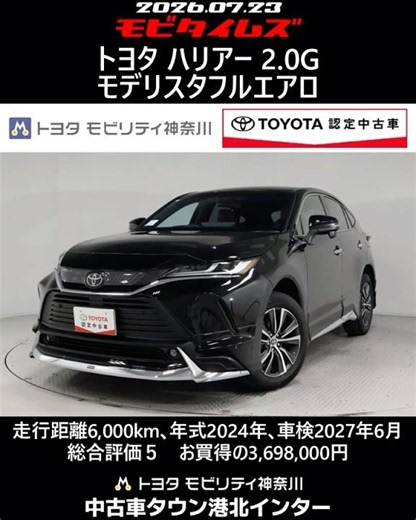 Toyota Harrier 2.0G Modellista Full Aero, 6,000km, 2024 model, inspection valid until June 2027, ...