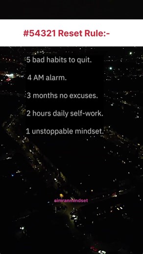 The 54321 Reset Rule 🔥 #shorts