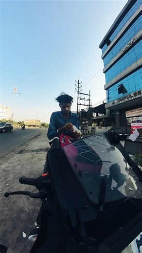 Reels dekh ke pashina ho gaya #r15 #rider #motovlog #shorts