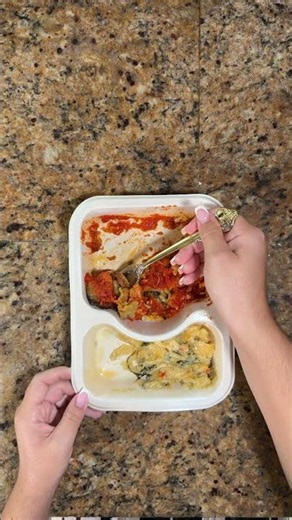Magic Kitchen ASMR, Prepping Frozen Eggplant Parmigiana & Polenta with Spinach and Roasted Peppers