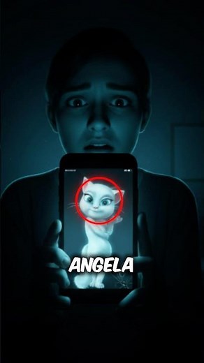 Do you dare to open Talking Angela at 3 AM?😱 #shorts