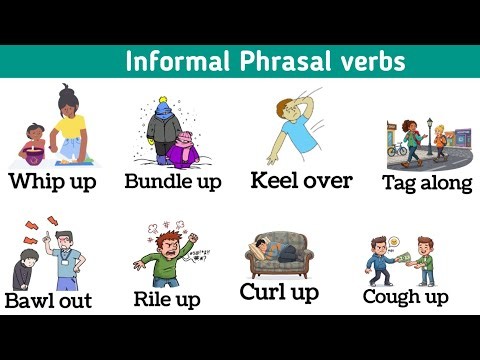 Informal Phrasal Verbs with examples // phrasal verbs