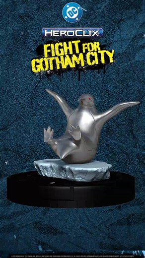 Look at this adorable silver penguin! But watch out when it goes BOOM! #heroclix #batman #dc