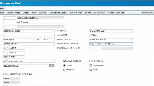 Show Me How to Add a Vendor/Supplier - Purchasing - Epicor P21 Knowledge On Demand