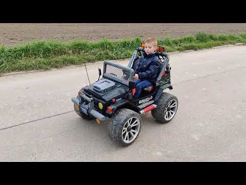 peg perego gaucho superpower 36v upgrade test drive