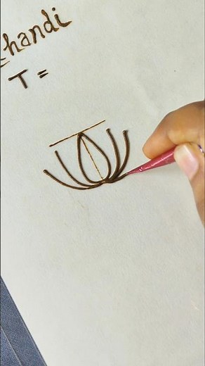 Beautiful Lotus Mehandi in Minutes 🌸 Henna hack ‪@JustMehandi‬ #mehndidesign #hack #lotus
