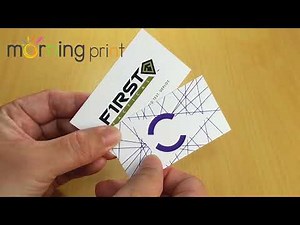 How to make a spot uv business card