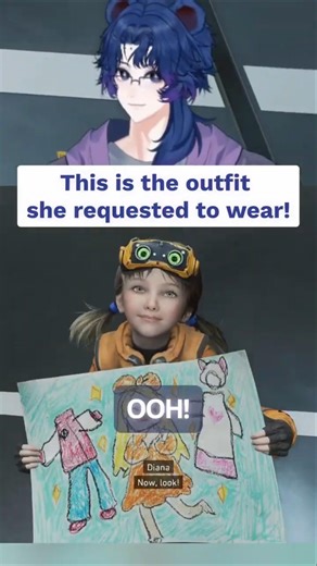 Diana requested this outfit! #pragmata #shorts
